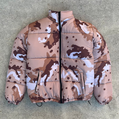 Desert Camo Puffer Jacket