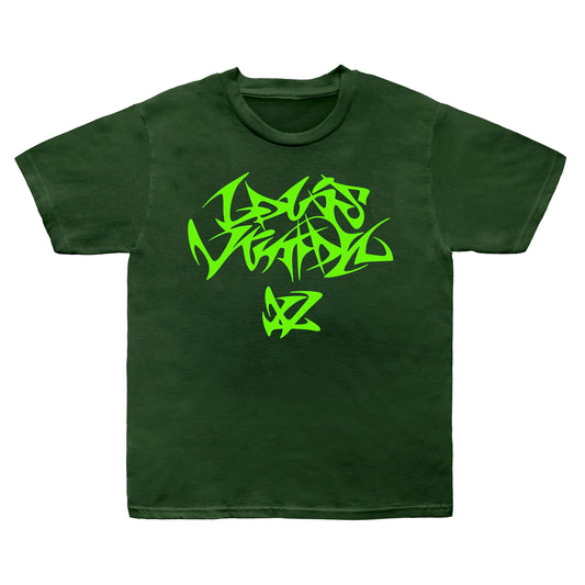 Green LV Graffiti T Shirt
