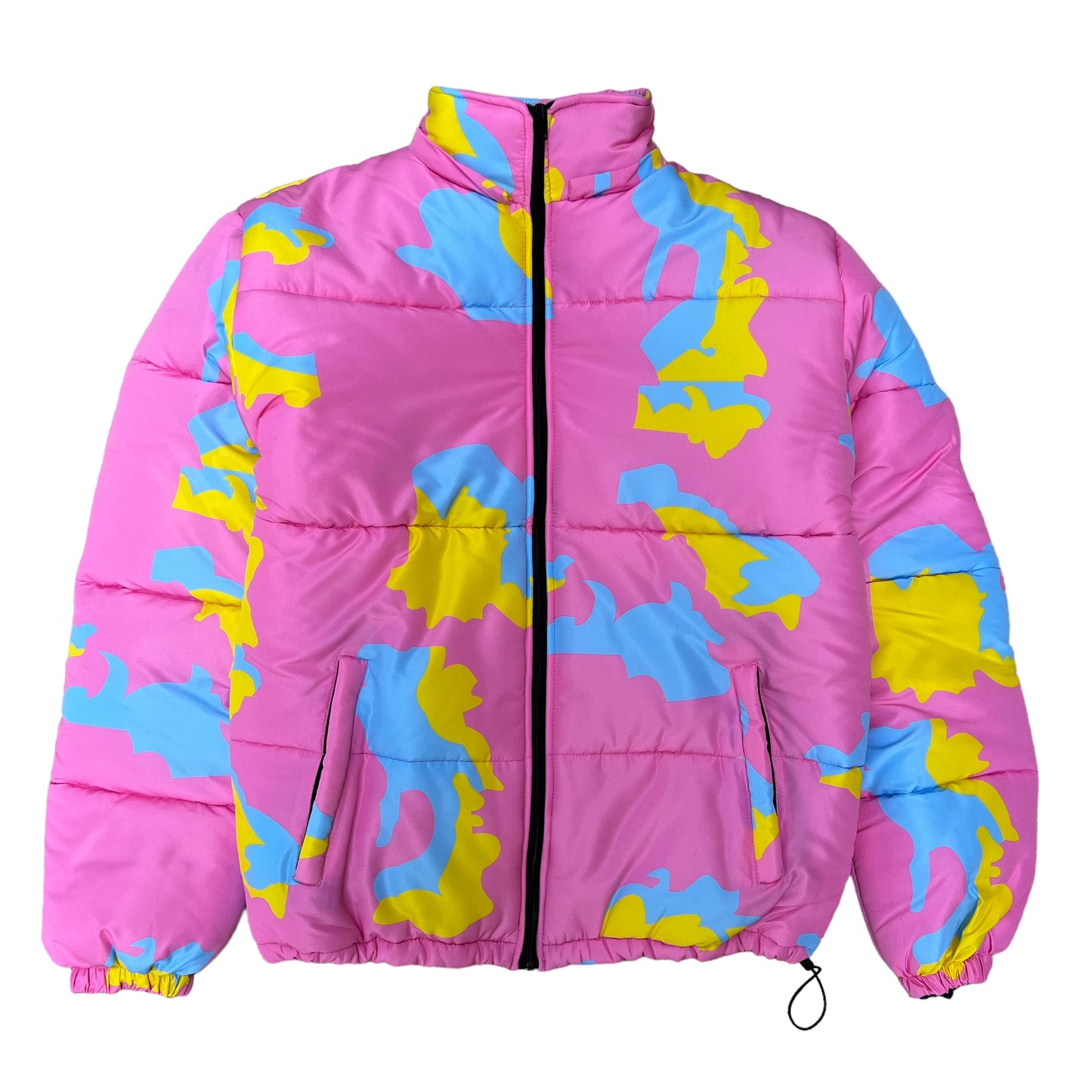 Pink Cotton Candy Camo Puffer