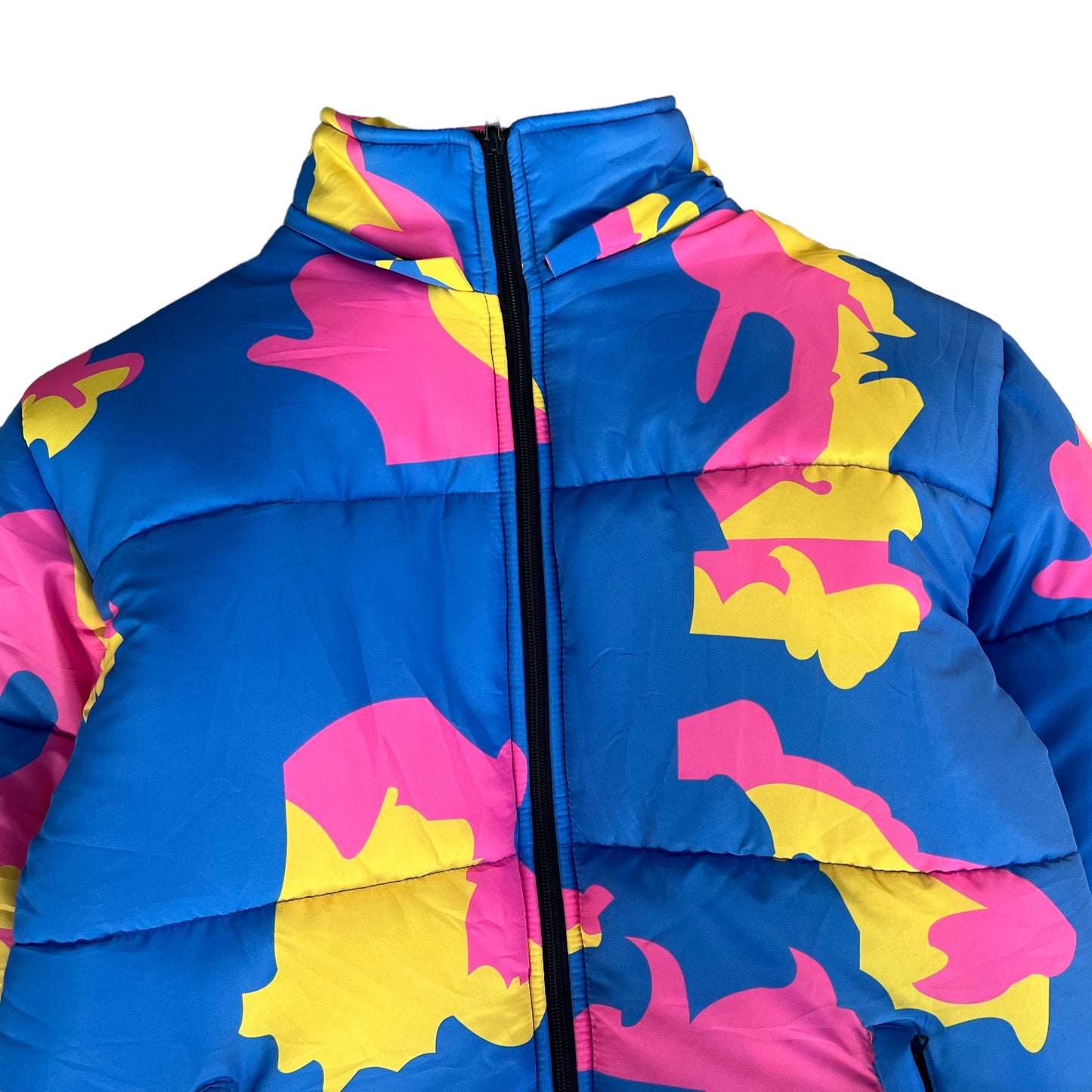 Cotton Candy Camo Puffer Jacket