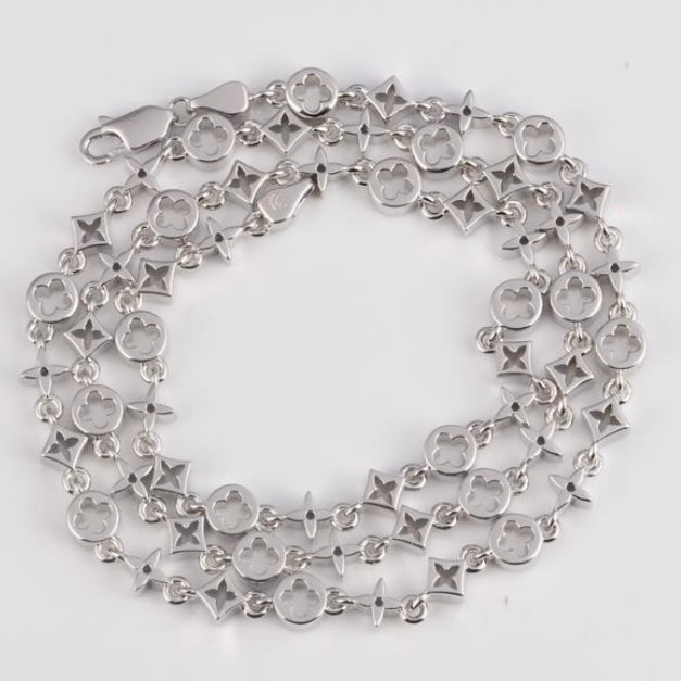 LV link necklace